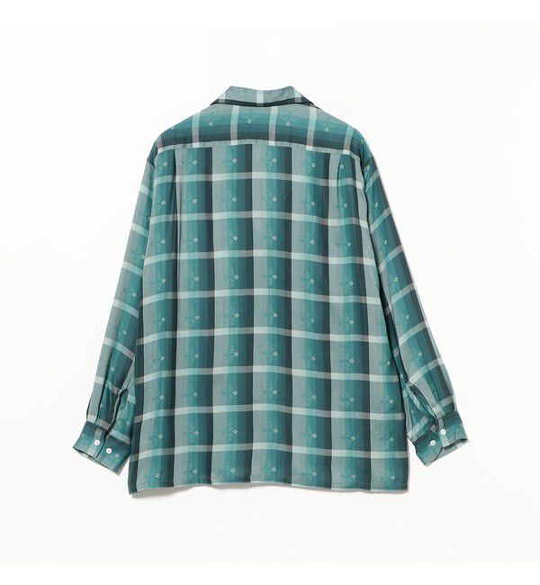 BEAMS PLUS「Open Collar Sashiko Ombre」|シャツ・ブラウス|