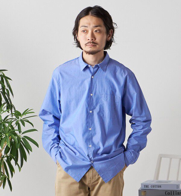 SHIPS any「SHIPS any: ストライプ / ソリッド リラックス レギュラーカラー シャツ 24SS◇」|シャツ・ブラウス|