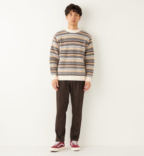 SHIPS Colors 「SHIPS Colors:〈洗濯機可能〉シャギー クルーネック ニット」|ニット・セーター|