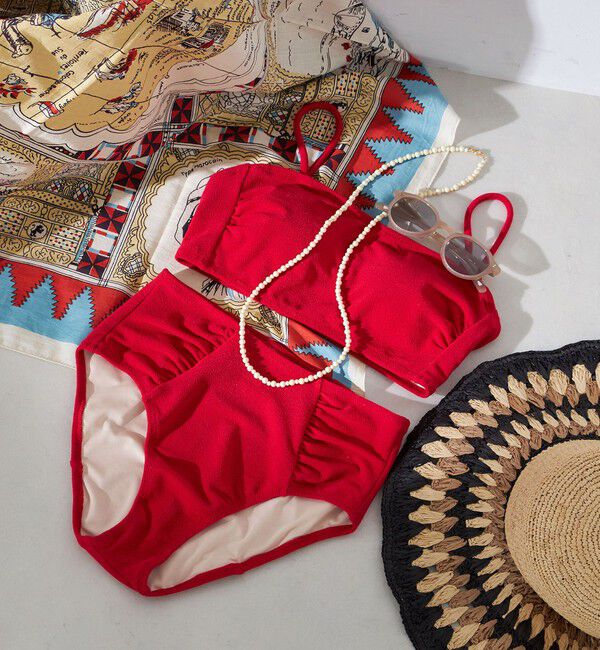 SHIPS for women「〈手洗い可能〉イタリアンパイル スイムウェア(ビキニ)」|ビキニ|