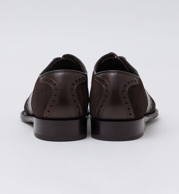 SHIPS「【SHIPS別注】Lo spago: ワックスドスエード サドル シューズ」|ビジネス・ドレスシューズ|