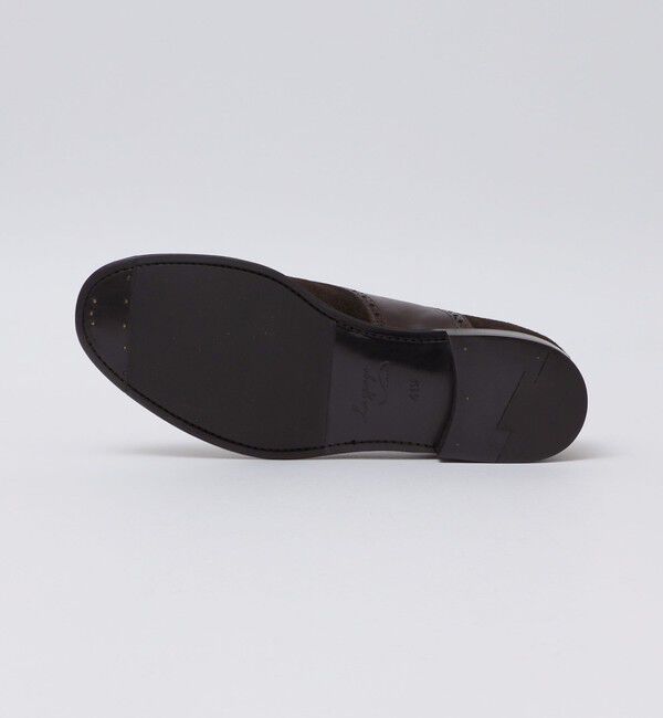 SHIPS「【SHIPS別注】Lo spago: ワックスドスエード サドル シューズ」|ビジネス・ドレスシューズ|