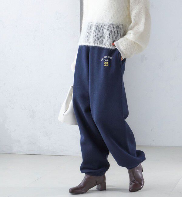 SHIPS for women「J.J.MERCER:〈洗濯機可能〉ニットソー パンツ」|その他|ネイビー