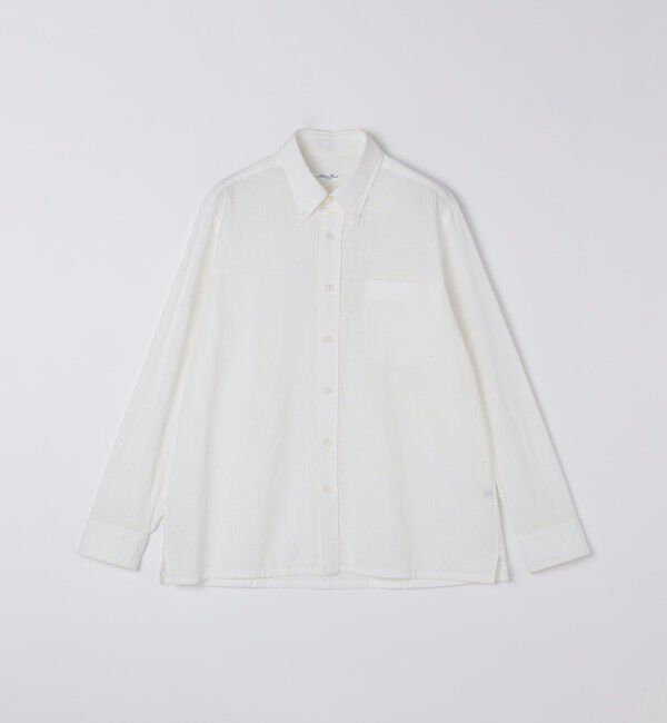 SHIPS「【SHIPS別注】Salvatore Piccolo: セルビッジデニム ボタンダウン シャツ」|シャツ・ブラウス|