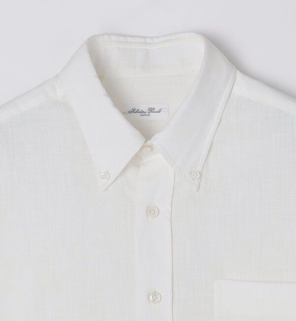 SHIPS「【SHIPS別注】Salvatore Piccolo: セルビッジデニム ボタンダウン シャツ」|シャツ・ブラウス|