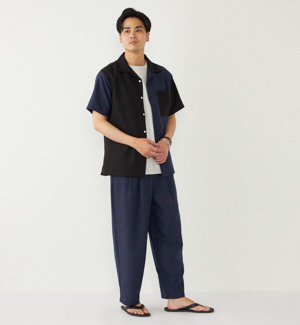 SHIPS Colors 「SHIPS Colors:〈洗濯機可能〉ポリトロ オープンカラー シャツ」|シャツ・ブラウス|