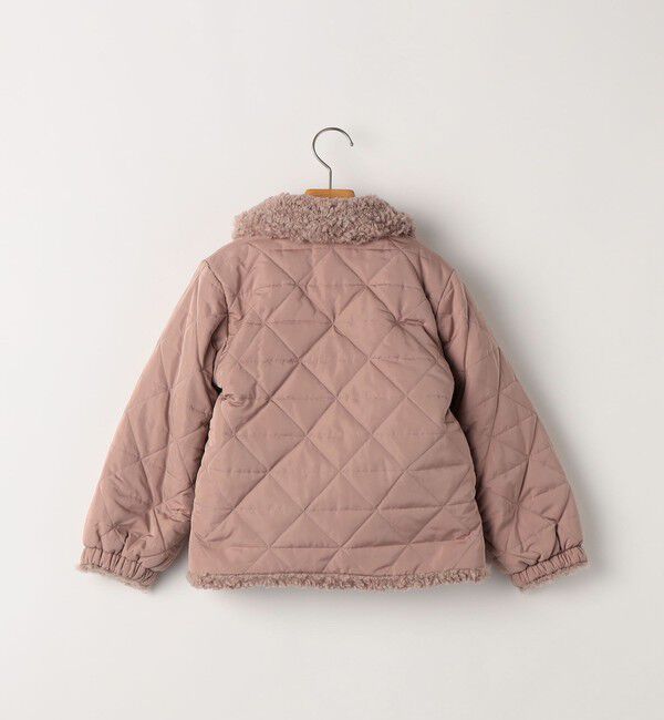 SHIPS KIDS「SHIPS KIDS:100～130cm / プードルファー&times;タフタ リバーシブル ジャケット」|ブルゾン・スタジャン|