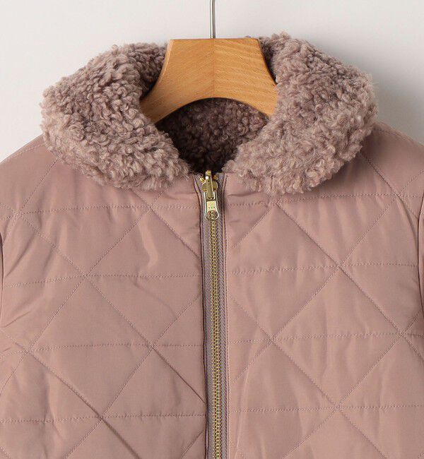 SHIPS KIDS「SHIPS KIDS:100～130cm / プードルファー&times;タフタ リバーシブル ジャケット」|ブルゾン・スタジャン|