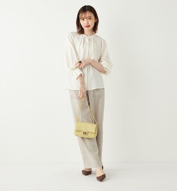 SHIPS Colors 「SHIPS Colors:〈洗濯機可能〉ジョーゼット タックスリーブ ブラウス 2◇」|シャツ・ブラウス|