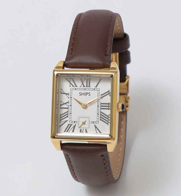 SHIPS「【WEB限定】SHIPS: スクエア Dバックル ウォッチ」|腕時計|
