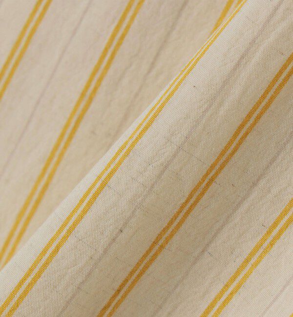 SHIPS any「SHIPS any:〈洗濯機可能〉コットン/リネン ストライプ バンドカラー シャツ 26SS◇」|シャツ・ブラウス|