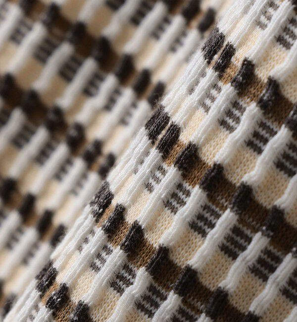 SHIPS KIDS「SHIPS KIDS:100～130cm / ジャカード ノースリーブ カットソー」|タンクトップ|