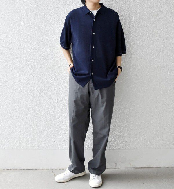 SHIPS any「SHIPS any:〈手洗い可能〉TEXBRID(R) ドライタッチ サマー ニット シャツ◆」|シャツ・ブラウス|