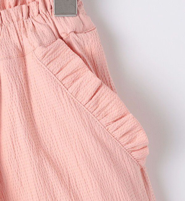 SHIPS KIDS「SHIPS KIDS:140～150cm / 〈接触冷感〉ドライタッチ フリル ショート パンツ」|その他|