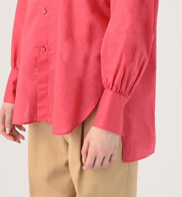 MACPHEE「コーマローン オープンカラーシャツ」|シャツ・ブラウス|