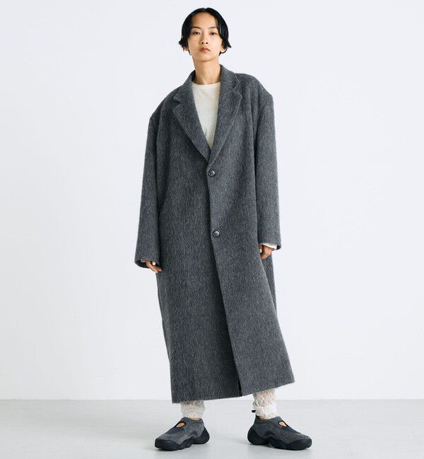 Edition「アルパカシャギー チェスターコート」|チェスターコート|