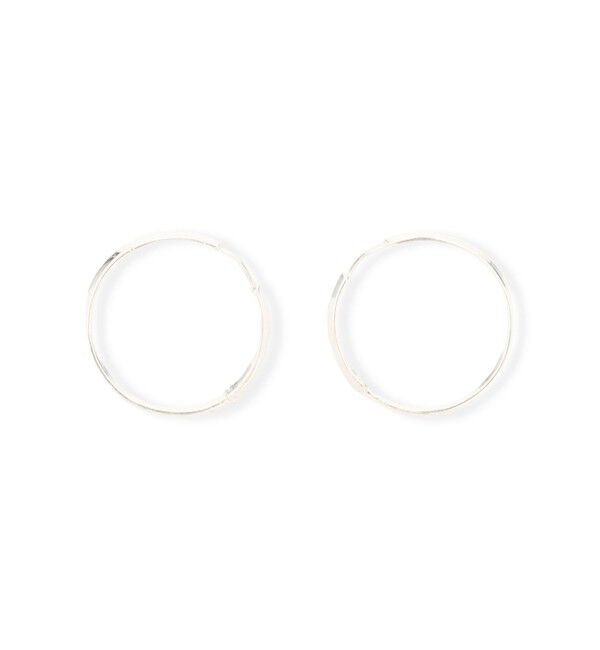 TOMORROWLAND GOODS「LAURA LOMBARDI Mediam Seamless シルバーピアス」|ピアス|81 シルバー