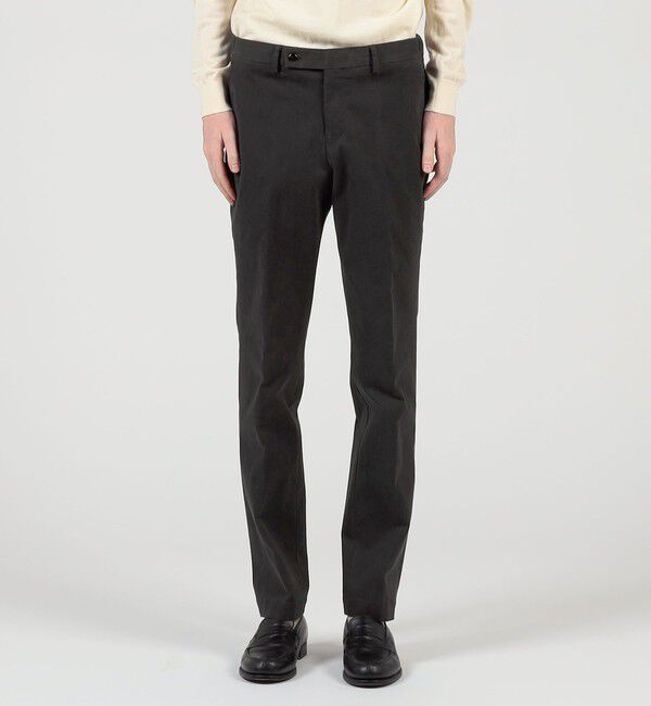 TOMORROWLAND MENS「コットンポリウレタン ピーチスキンイージースラックス SONDRIO」|スラックス|