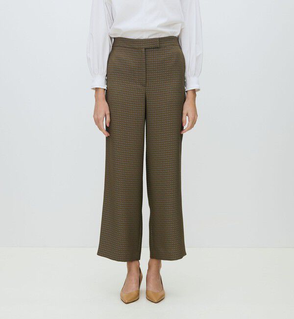 TOMORROWLAND collection「ドットジャカード セミワイドパンツ」|その他|