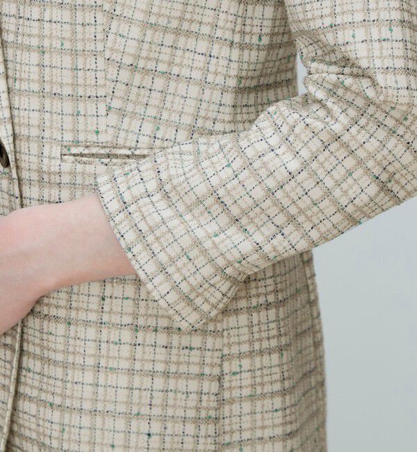 TOMORROWLAND collection「ブライトファンシー ダブルブレストジャケット」|テーラードジャケット|