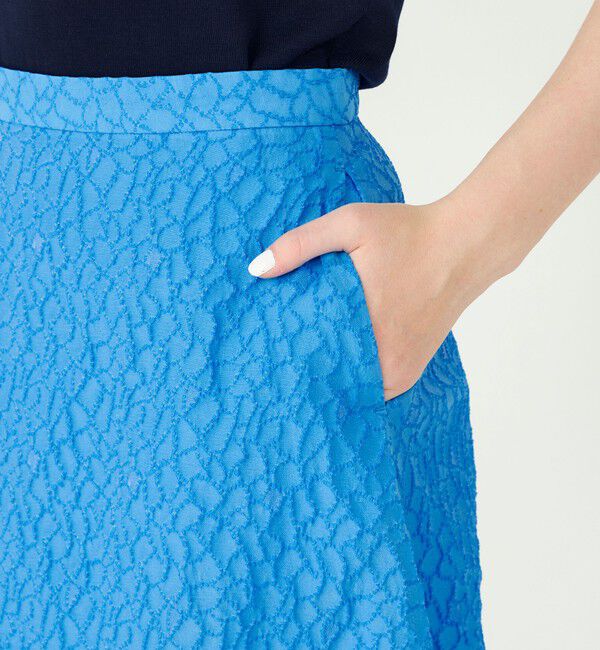 Ballsey「バブルジャカード フレアスカート」|フレア|