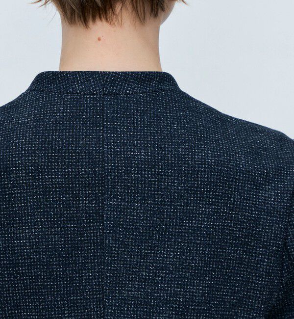 TOMORROWLAND collection「メランジジャージー キザミカラージャケット」|ノーカラージャケット|