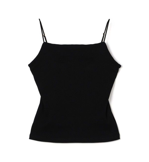MACPHEE「コットンリブ カップ付きキャミソール」|キャミソール|19 ブラック