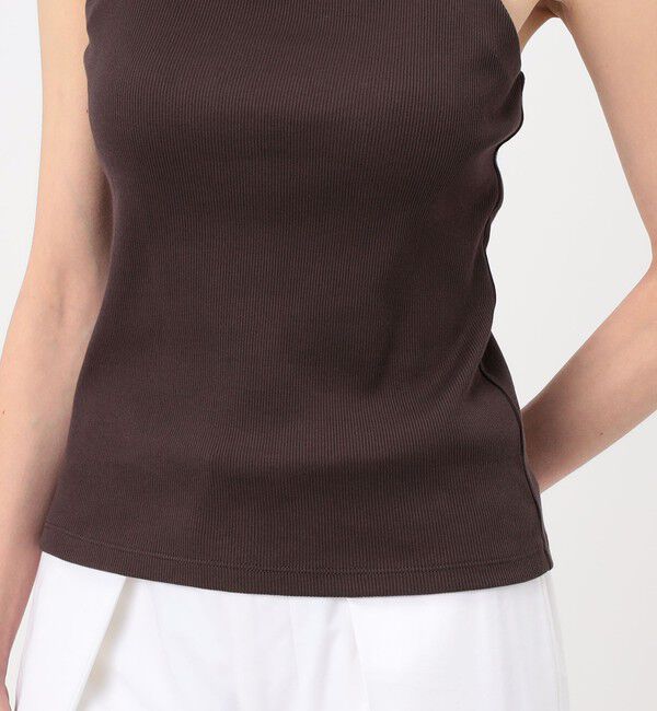 MACPHEE「コットンリブ カップ付きキャミソール」|キャミソール|
