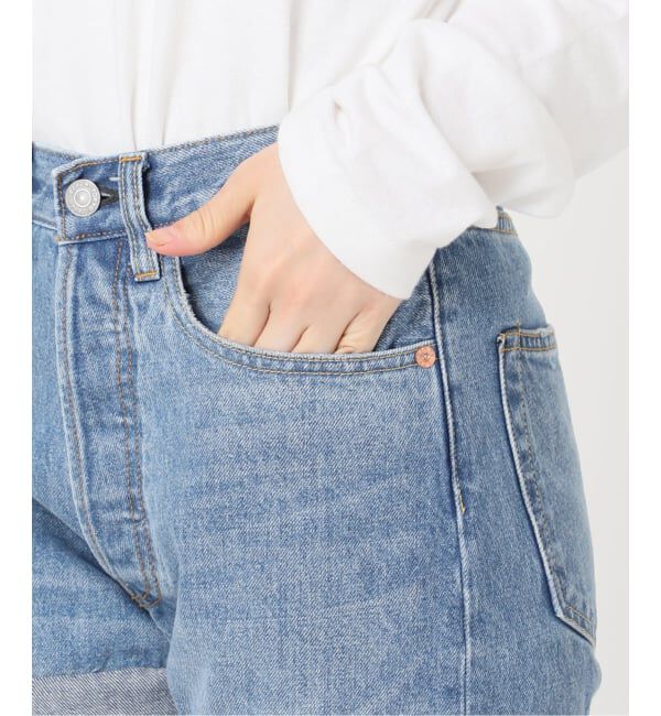  「2トーン5ポケットデニムパンツ」|デニム|