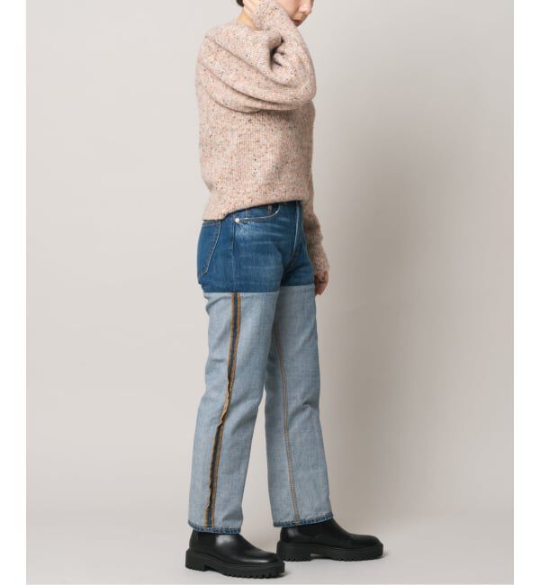  「2トーン5ポケットデニムパンツ」|デニム|