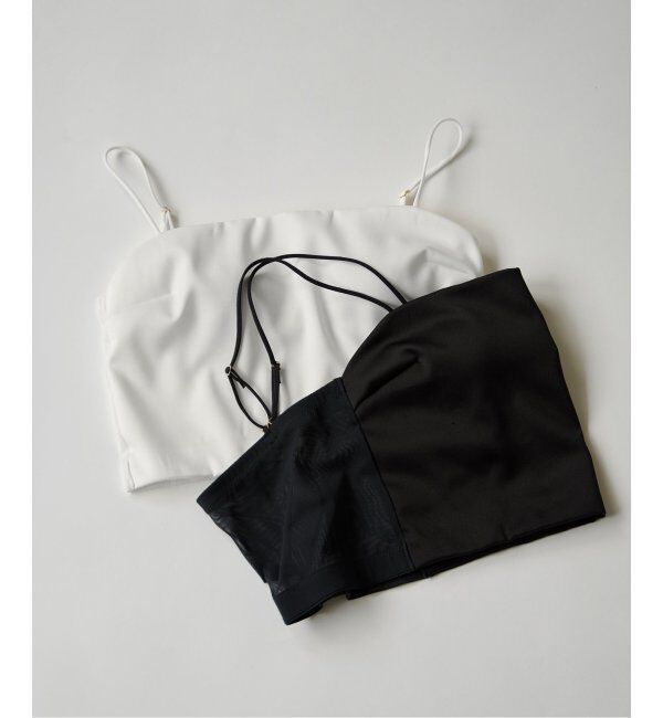 IENA「【EMILY WEEK &times; IENA】サテン クロップドバンドゥブラ」|インナー|