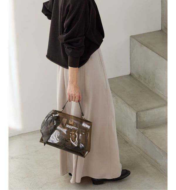 IENA「キュプラサテンフレアスカート」|スカート|