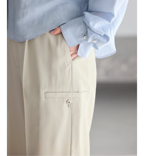 IENA「ハイツイストツイルスラックス」|スラックス|