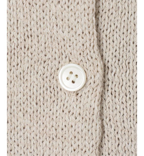 IENA「ミックスヤーン  2WAY Vカーディガン」|カーディガン|