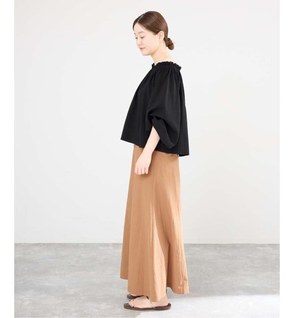 IENA「《予約》サッカーオフショルブラウス」|シャツ・ブラウス|