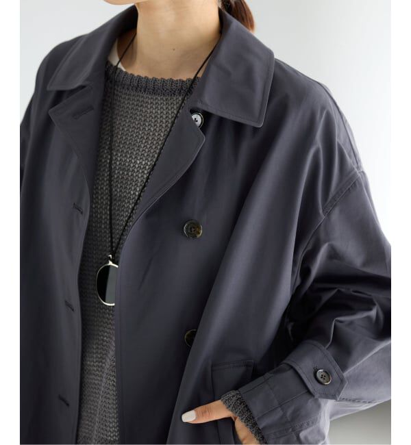 IENA「《追加》撥水ステンカラーコート」|ステンカラーコート|