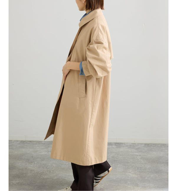 IENA「《追加》撥水ステンカラーコート」|ステンカラーコート|