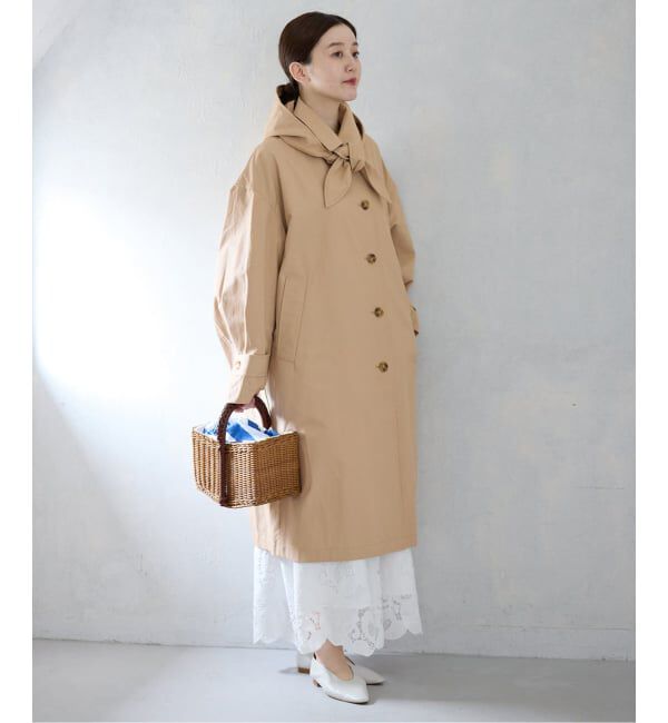 IENA「《追加》撥水ステンカラーコート」|ステンカラーコート|