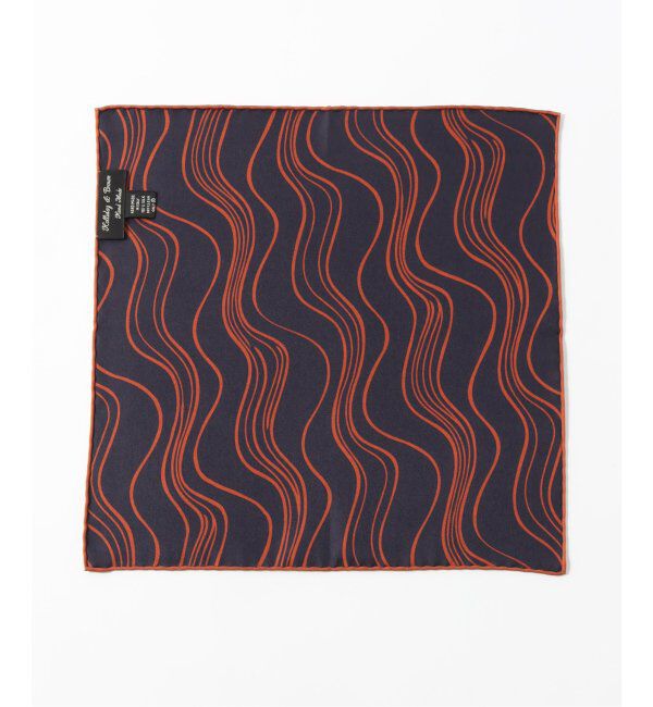 EDIFICE「【Holliday & Brown / ホリデー & ブラウン】Wフェイスドットプリントチーフ」|バンダナ・スカーフ|