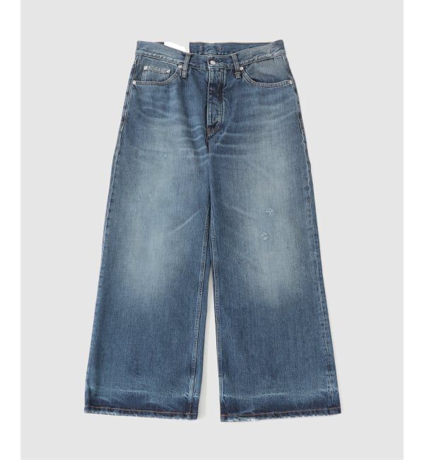 PULP「HOPE / ホープ SKID JEANS MID BLUE CROSS HATCH」|デニム|ネイビー