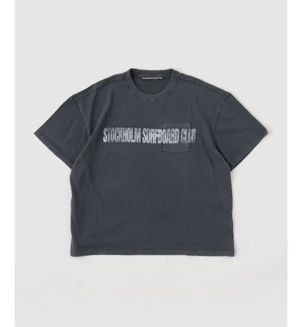PULP「STOCKHOLM SURFBOARD CLUB POCKET TEE LIFE」|Tシャツ・カットソー|ブラック