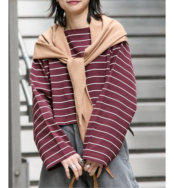 JOURNAL STANDARD「カラーボーダーショートCS」|Tシャツ・カットソー|