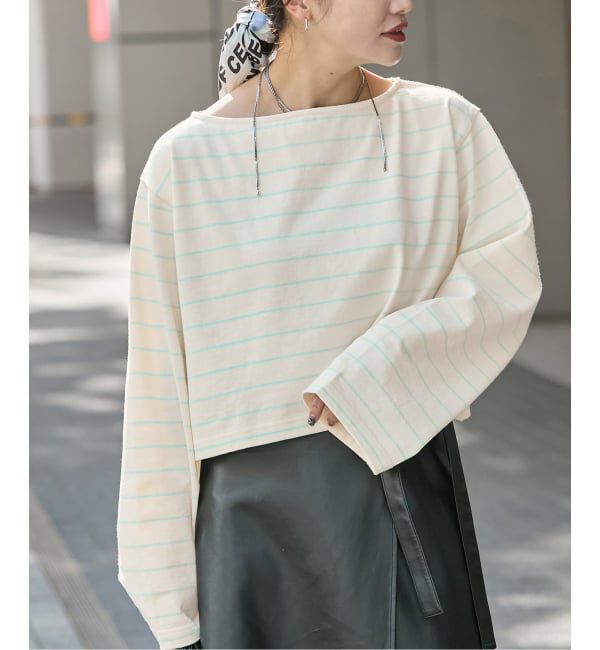 JOURNAL STANDARD「カラーボーダーショートCS」|Tシャツ・カットソー|サックスブルー