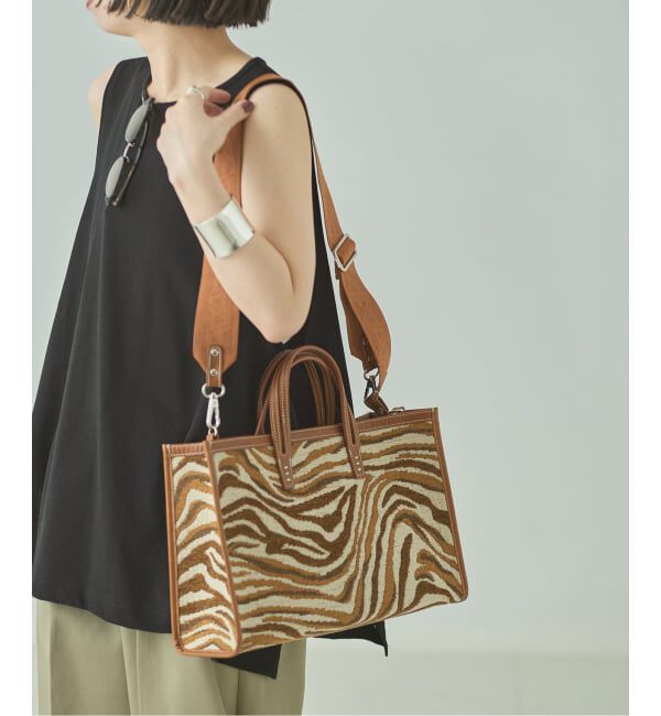 journal standard L'essage「【A VACATION/ア ヴァケーション】 BREAD M ZEBRA/A ゼブラ柄バッグ」|ショルダー・メッセンジャー|