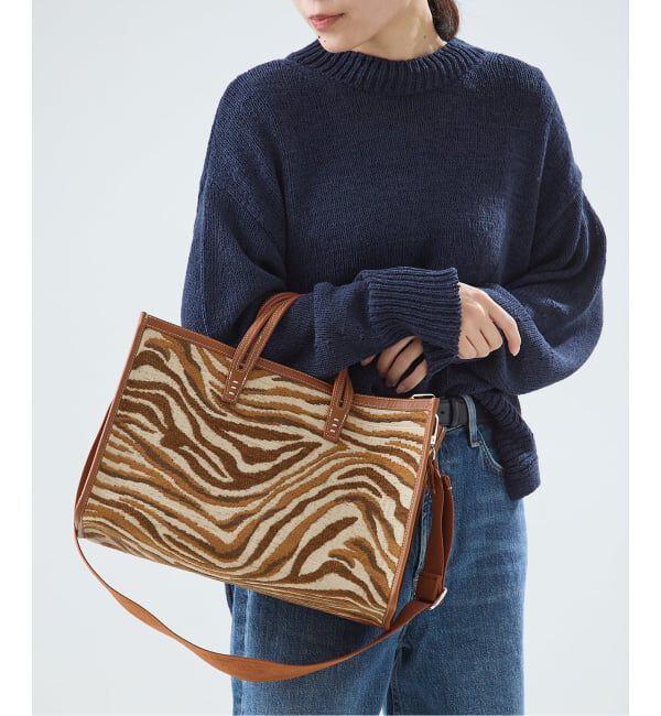 journal standard L'essage「【A VACATION/ア ヴァケーション】 BREAD M ZEBRA/A ゼブラ柄バッグ」|ショルダー・メッセンジャー|