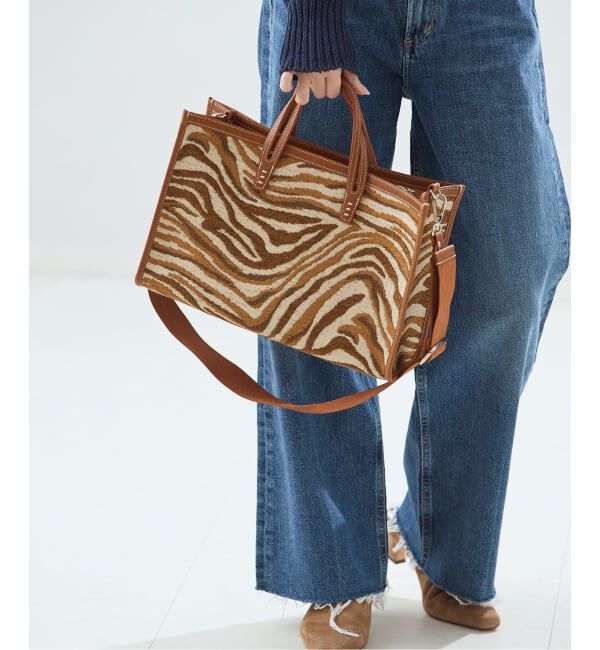 journal standard L'essage「【A VACATION/ア ヴァケーション】 BREAD M ZEBRA/A ゼブラ柄バッグ」|ショルダー・メッセンジャー|
