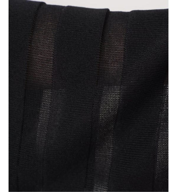 journal standard luxe「シアーボーダー ボートネックプルオーバー」|ニット・セーター|