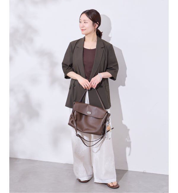 JOURNAL STANDARD「《予約》ドットエアーサッカーハーフスリーブ ジャケット」|テーラードジャケット|