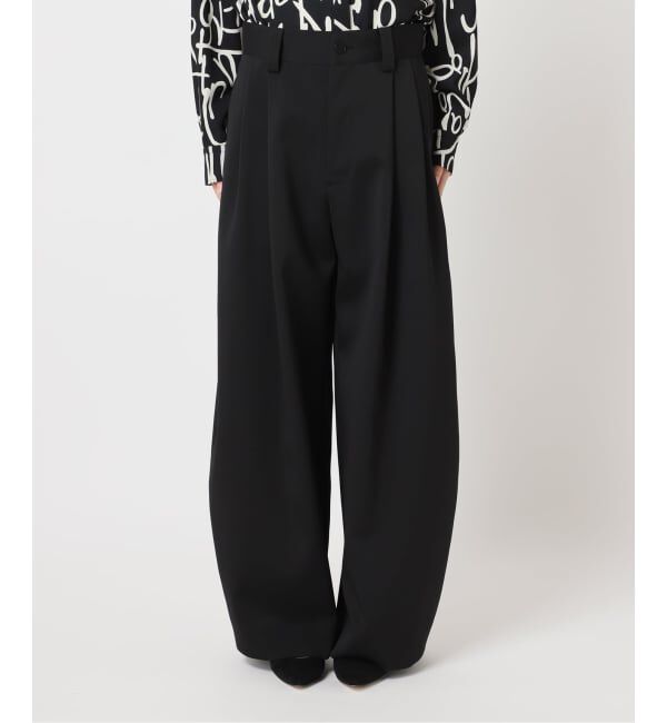 HARDY NOIR「《追加2》ダブルクロス2タックバレルパンツ」|スラックス|