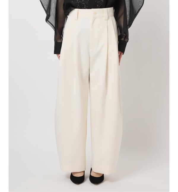 HARDY NOIR「《追加2》ダブルクロス2タックバレルパンツ」|スラックス|